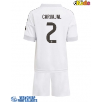 Real Madrid Daniel Carvajal #2 Replica Home Minikit 2025-26 Short Sleeve (+ pants)